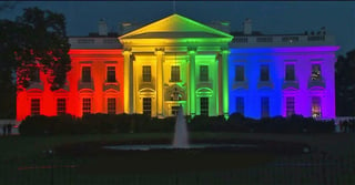 White House - Source: http://www.ajc.com/news/news/national/white-house-rainbow-lights-after-scotus-marriage-e/nmmwj/